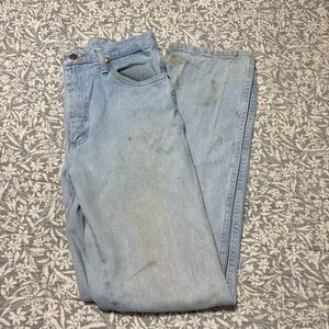 Wrangler Light Wash Cowboy Cut Jeans